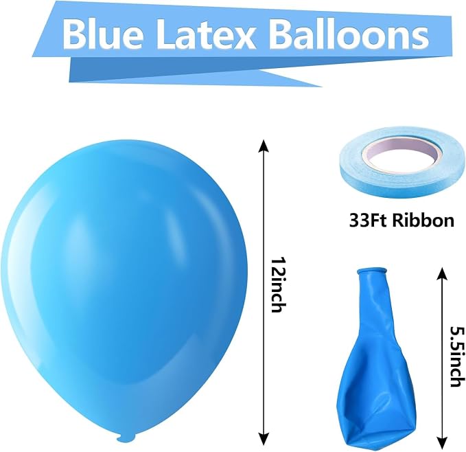 12 Inch Green Latex Balloons, 100 Pcs with 1 Ribbon for Parties
