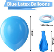 12 Inch Green Latex Balloons, 100 Pcs with 1 Ribbon for Parties