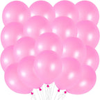Pink Latex Balloons Kit – Pack of 30, 12 Inch | Latex & Mylar Balloons Pink Decoration Supplies | Valentine’s Balloons | Great for Birthday Decorations, Baby Shower, Bridal Shower, and Wedding Events