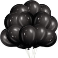 Black Balloons Latex Party Balloons, 100 pcs 12 Inches for Black Themed Wedding, Special Decoration, Birthday Party Backdrop