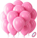 Pink Balloons Latex Party Balloons – 100 Pack 12 inch Round Helium Pink Balloons for Birthday, Wedding, Anniversary, Bridal Shower, Gender Reveal Party Decoration