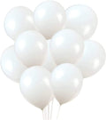 Latex Balloons, 100-Pack, 12-Inch, White Balloons for Wedding, Birthday Party, Festival, Christmas Decorations