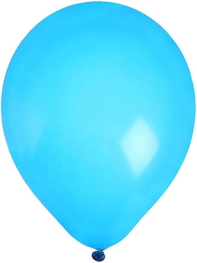 8-Pieces Light Blue Latex Party Industry Grade Balloon Sets For All Occasions, Parties and Gatherings (18 Inches)