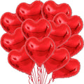 Huge Red Heart Balloon, 12 Pack – Heart Shaped Balloons for Decor, Anniversary, Romantic Decorations