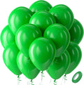 Green Balloons Latex Party Balloons - 100 Pack 12 inch Round Helium Balloons for Green Themed Wedding Graduation Anniversary Birthday Party Backdrop Decorations