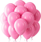 50 Pack Pink Balloons 12 Inch, Red Latex Balloons for Kids Party balloons Supplies Wedding Birthday Bridal Shower Decorations.
