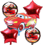 Party Decoration Cars Theme Foil Balloon Set of 5 pcs