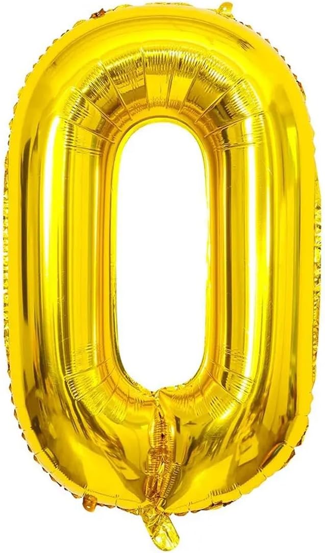 32 Inch Number Foil Balloons - Perfect for Anniversaries, Weddi