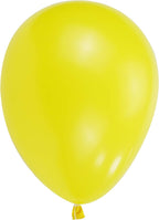 100 PCS 12 Inches Yellow Latex Balloons Large Thick Big Round Biodegradable Bulk Helium Gas or Air Inflated for Kids Birthday Graduation Wedding Party Halloween Christmas Decorations Supplies Favors