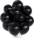 50 Pcs Black Metallic Balloons for Birthday, Anniversary, Baby Shower - Party Decorations for Kids