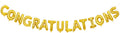Congratulations Balloons Banner gold 16 inch letter Foil Mylar Set for Graduation Party Decorations Supplies,Congratulations Graduate Congrats Grad Supplies (gold) Brand: GIGA GUD