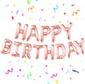 Rose Gold Happy Birthday Banner – 16 Inch Balloons | Sign for Girls | Decorations and Backdrop