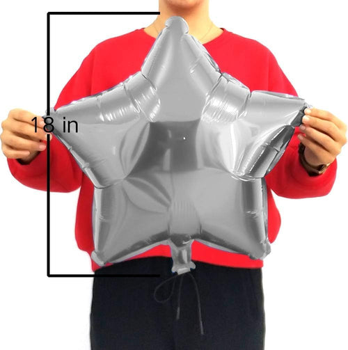30pcs Star Shaped Foil Balloons 18 inch for Birthday Party, Wedding, Baby Shower Decoration – 18 Inch / 45 cm – Gold Star Foil Balloon – Gold, Silver