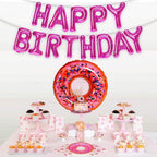 Pink Happy Birthday Balloons Banner - 16 Inch | Happy Birthday Sign Balloons for Happy Birthday Decorations | Happy Birthday Party Decoration | Happy Birthday Banner for Birthday Party Decoration