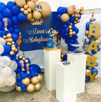 Royal Blue Latex Party Balloons - 100 Pack 12 inch Round Helium Blue Balloons for Birthday, Graduation, Baseball, Nautical, 4th of July, Independence, Memorial Day, Patriotic Party Decorations