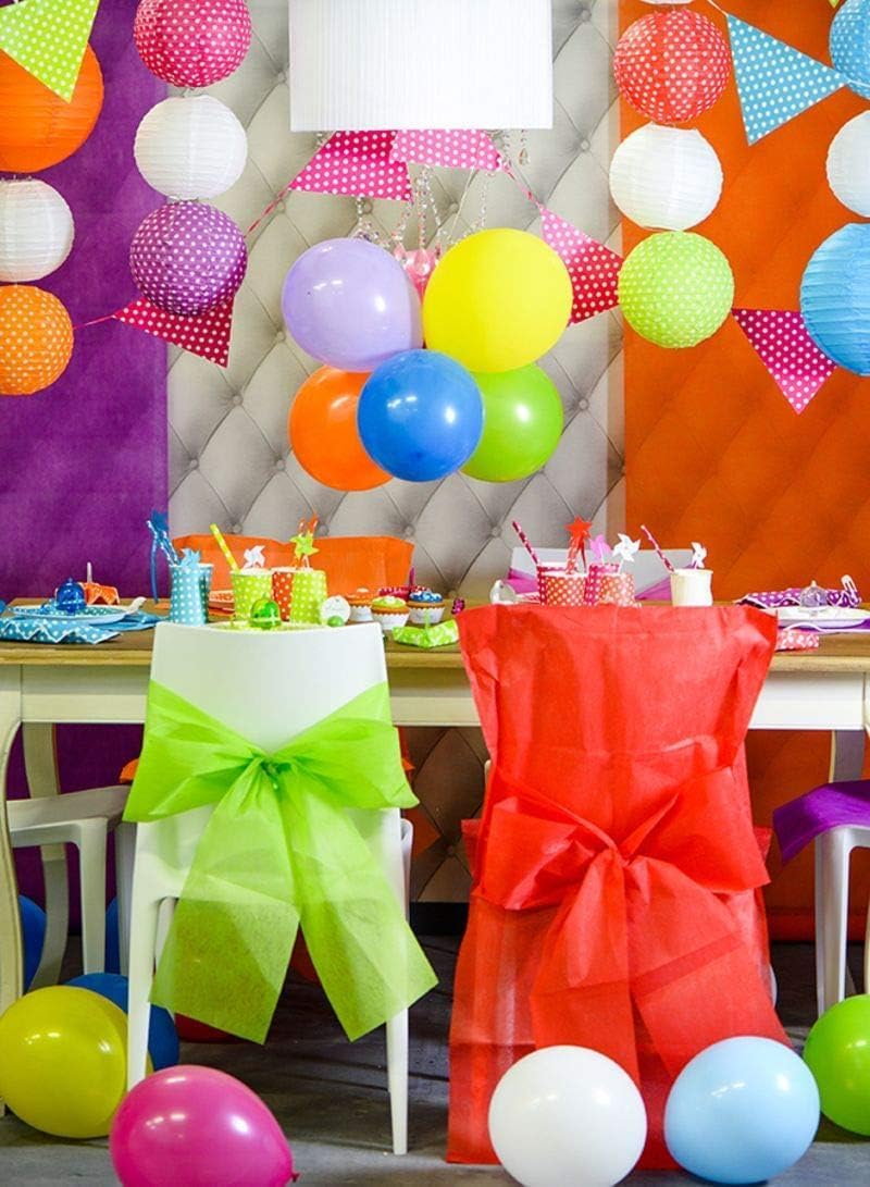 8-Pieces Light Blue Latex Party Industry Grade Balloon Sets For All Occasions, Parties and Gatherings (18 Inches)