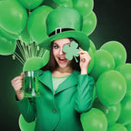 12 Inch Green Balloons Latex Party Balloons, Pack of 100