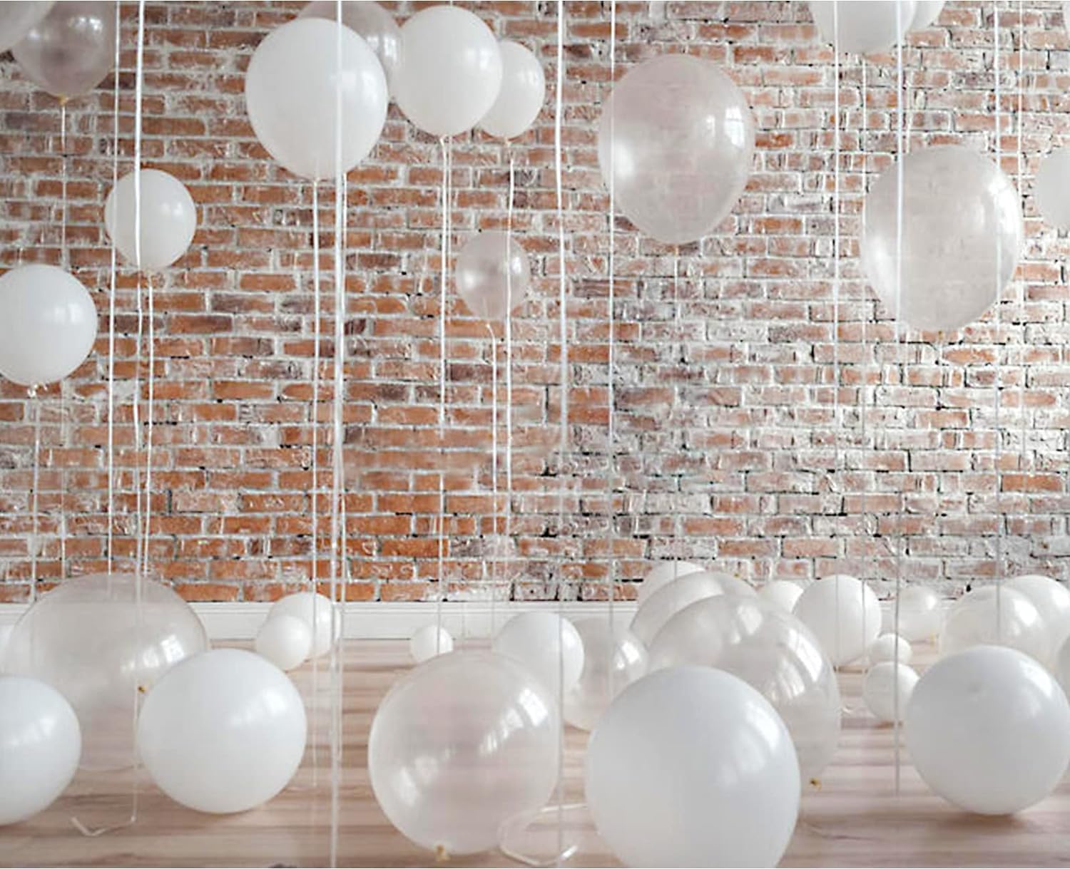 50 Pack White Balloons 12 Inch, Red Latex Balloons for Kids Party balloons Supplies Wedding Birthday Bridal Shower Decorations.
