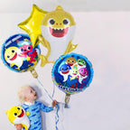 Shark Theme Birthday Decorations/Shark Theme Bday Decoration/Sea Animal Theme Birthday/Water Animal Theme - Pack of 5