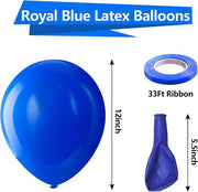 12 Inch Green Latex Balloons, 100 Pcs with 1 Ribbon for Parties