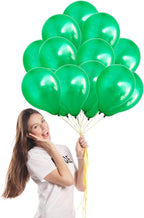 Black Metallic Balloons Pack of 50 – 12 Inch Latex Balloons for Birthday, Anniversary, Bachelorette, Halloween & Party Decoration