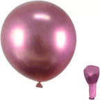 Rose Gold Balloons Set of 2 - Confetti Latex Balloon Foil Heart Star Balloons for Birthday Wedding Baby Shower Party Balloon Decoration Party Supplies (Pack of 2)