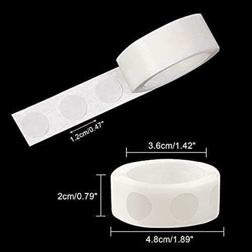 1200 Pcs. Balloon Glue Dots Removable Adhesive Tape Double Sided Glue Point for Scrapbook Party Wedding Decoration, 12 Rolls