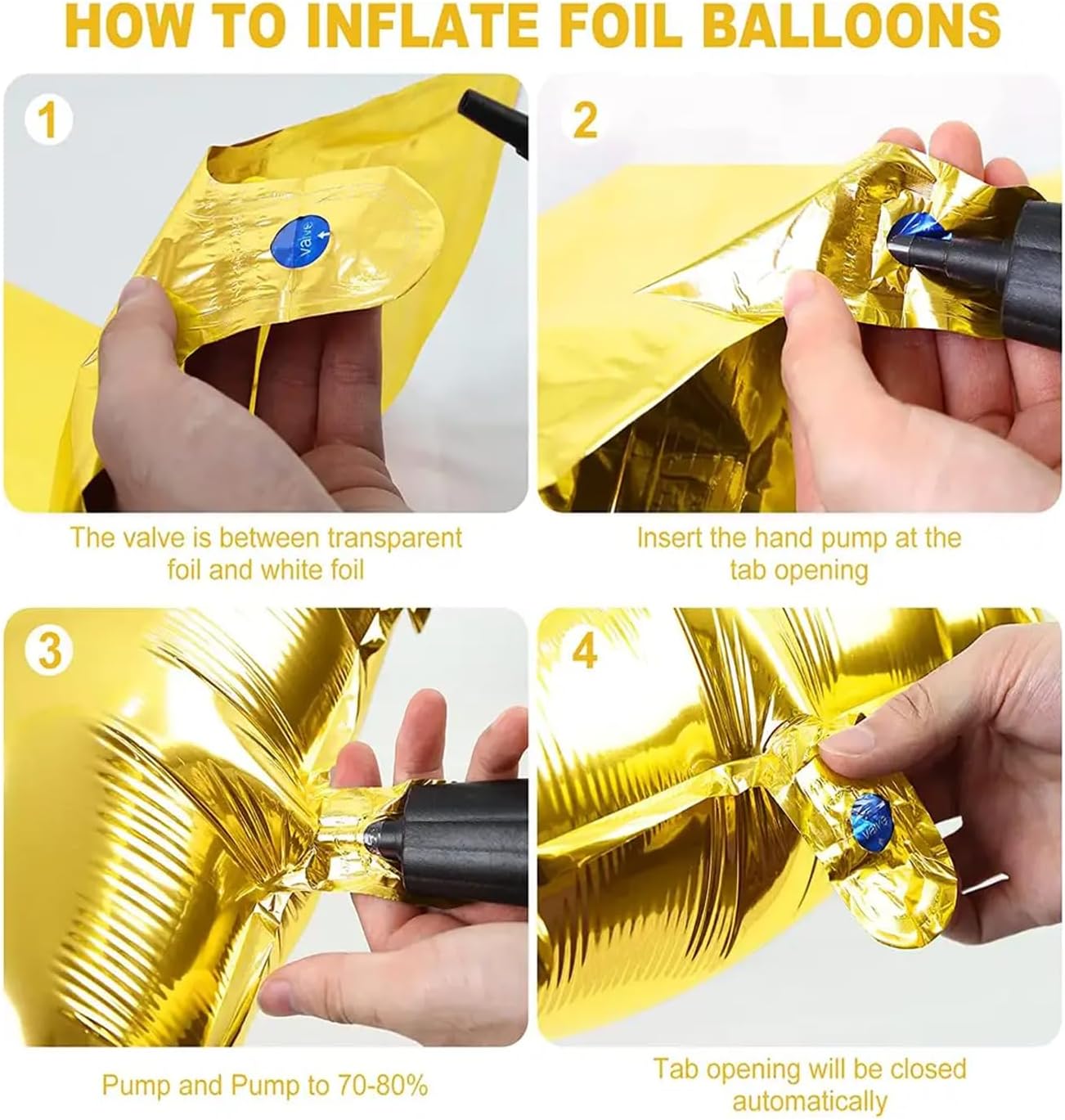 32 Inch Number Foil Balloons - Perfect for Anniversaries, Weddi