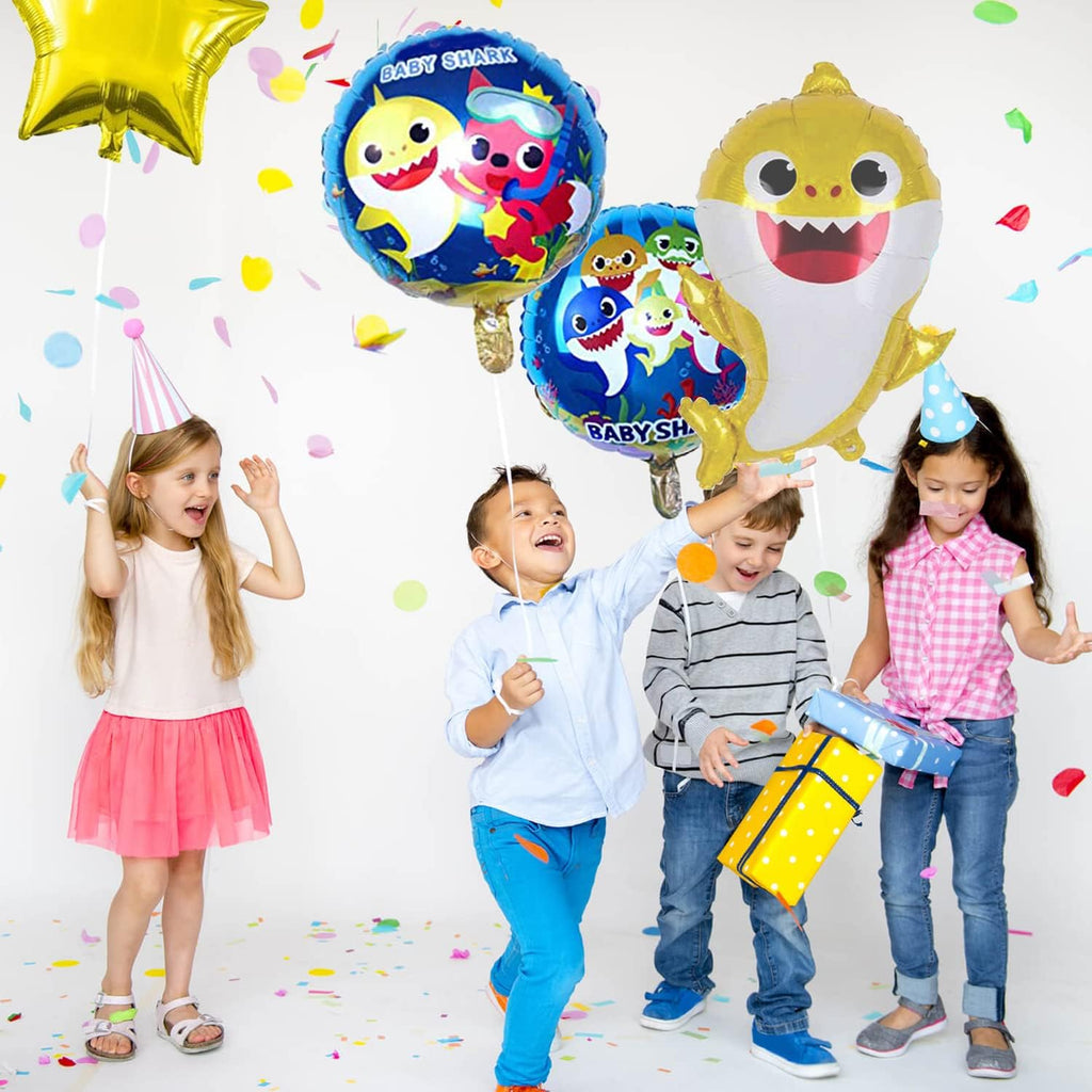 Shark Theme Birthday Decorations/Shark Theme Bday Decoration/Sea Animal Theme Birthday/Water Animal Theme - Pack of 5