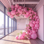 Pink Balloons Latex Party Balloons – 100 Pack 12 inch Round Helium Pink Balloons for Birthday, Wedding, Anniversary, Bridal Shower, Gender Reveal Party Decoration