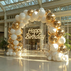 White Balloons Latex Party Balloons, 100 Pack 12 inch Round Helium Balloons for White Themed Wedding Graduation Birthday Party Backdrop 4th of July Decorations Independence Day