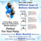 Boss Baby Theme Birthday Decorations Kit - 55 Pcs With Happy Birthday Banner (Cardstock), Blue Balloons