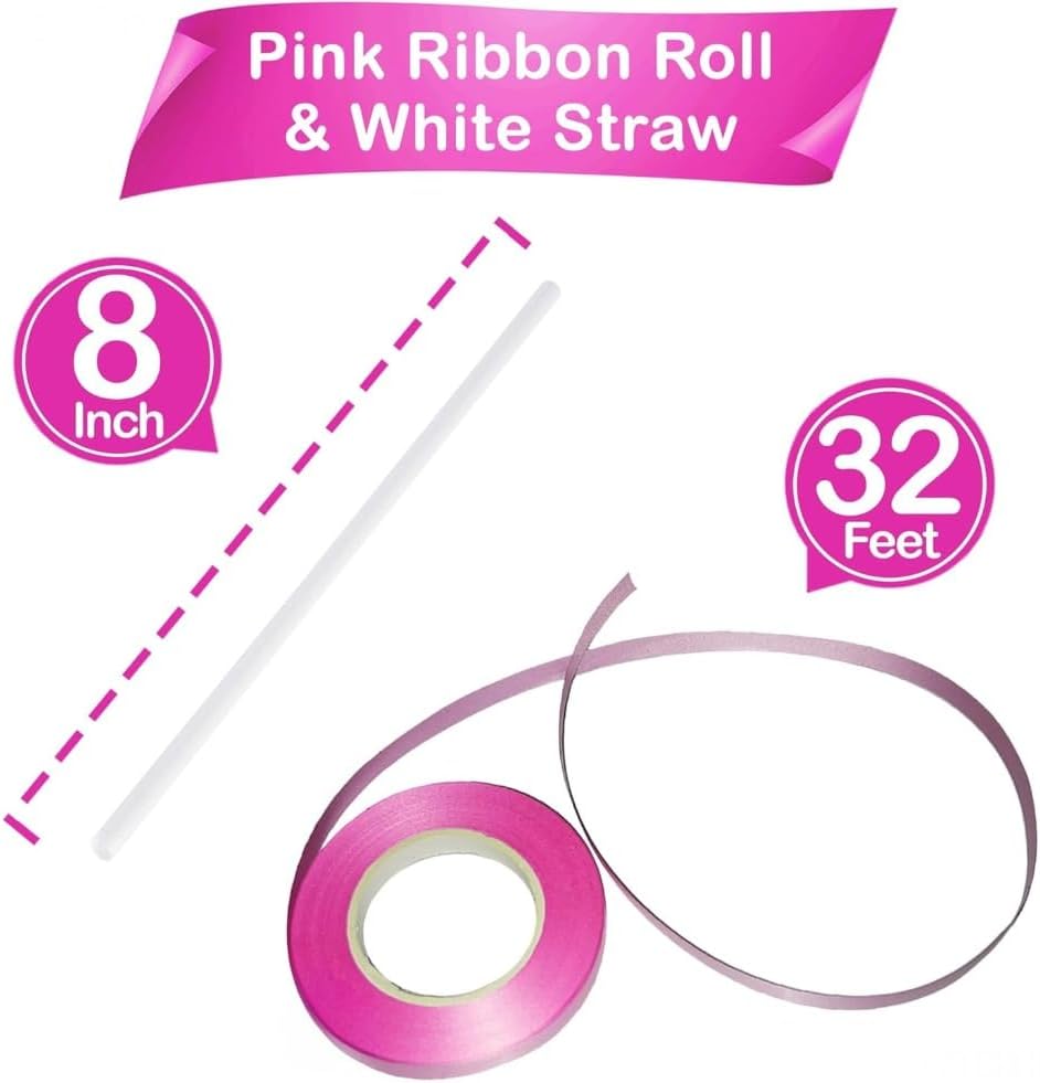 Pink Happy Birthday Balloons Banner - 16 Inch | Happy Birthday Sign Balloons for Happy Birthday Decorations | Happy Birthday Party Decoration | Happy Birthday Banner for Birthday Party Decoration