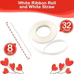 Huge Red Heart Balloon, 12 Pack – Heart Shaped Balloons for Decor, Anniversary, Romantic Decorations