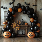 Black Balloons Latex Party Balloons – 100 Pack, 12 Inch Round Helium Balloons for Black Themed Wedding, Graduation, Anniversary, Birthday Party Backdrop Decorations