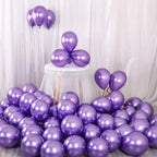 Metallic Purple Balloons 12 Inch - (Pack of 50) Birthday Decoration Balloons for Kids & Adults, Party Décor for Birthday, Anniversary, Baby Shower, Welcome, Bachelorette – Metallic Finish