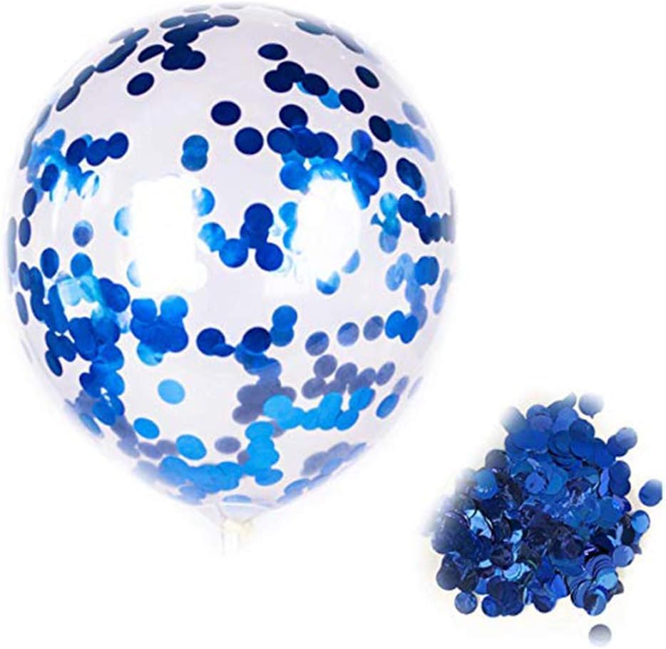 Birthday Balloons for Men/Boys - 13pcs Letter Balloons, 2pcs Giant Star Foil Balloons, 4pcs Confetti Balloons, 6pcs Latex Balloons Party Decorations and Supplies, Blue, 25 Piece Set