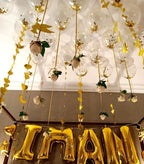 Gold Confetti Latex Party Balloons – 60 Pack, 12 Inch Helium Gold Confetti Balloons for Wedding, Graduation, Baby Shower, Birthday Party Decorations