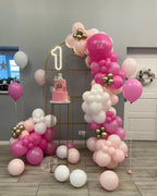 Pink Balloons Latex Party Balloons – 100 Pack 12 inch Round Helium Pink Balloons for Birthday, Wedding, Anniversary, Bridal Shower, Gender Reveal Party Decoration
