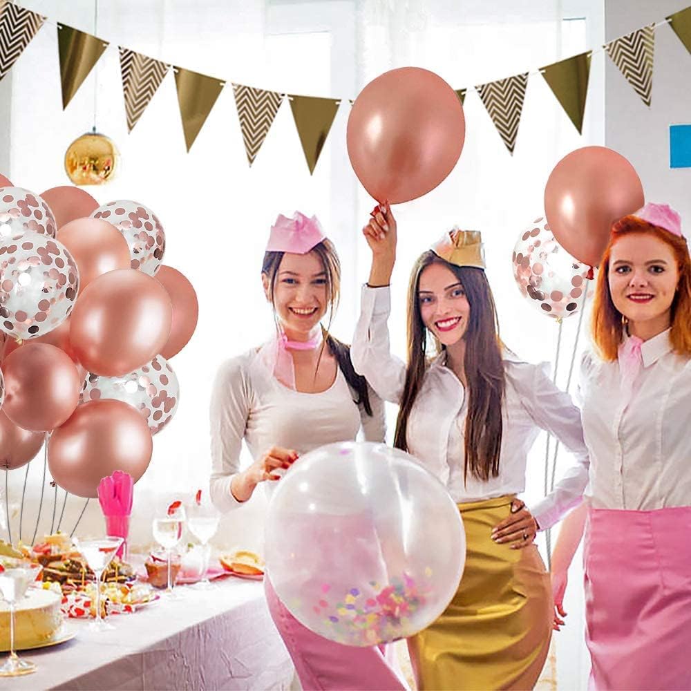 Confetti Foil Balloon 30/Set Party Supplies Banner Paper Garland For Happy Birthday Decoration Kids Baby Air Wedding Metallic Balloons, Zas2341