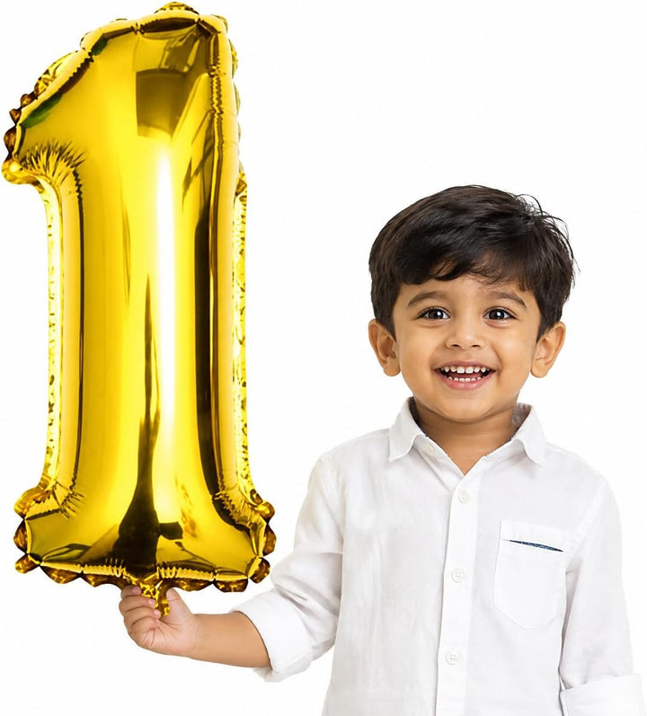 Gold Number 2 Foil Balloon 16 Inch