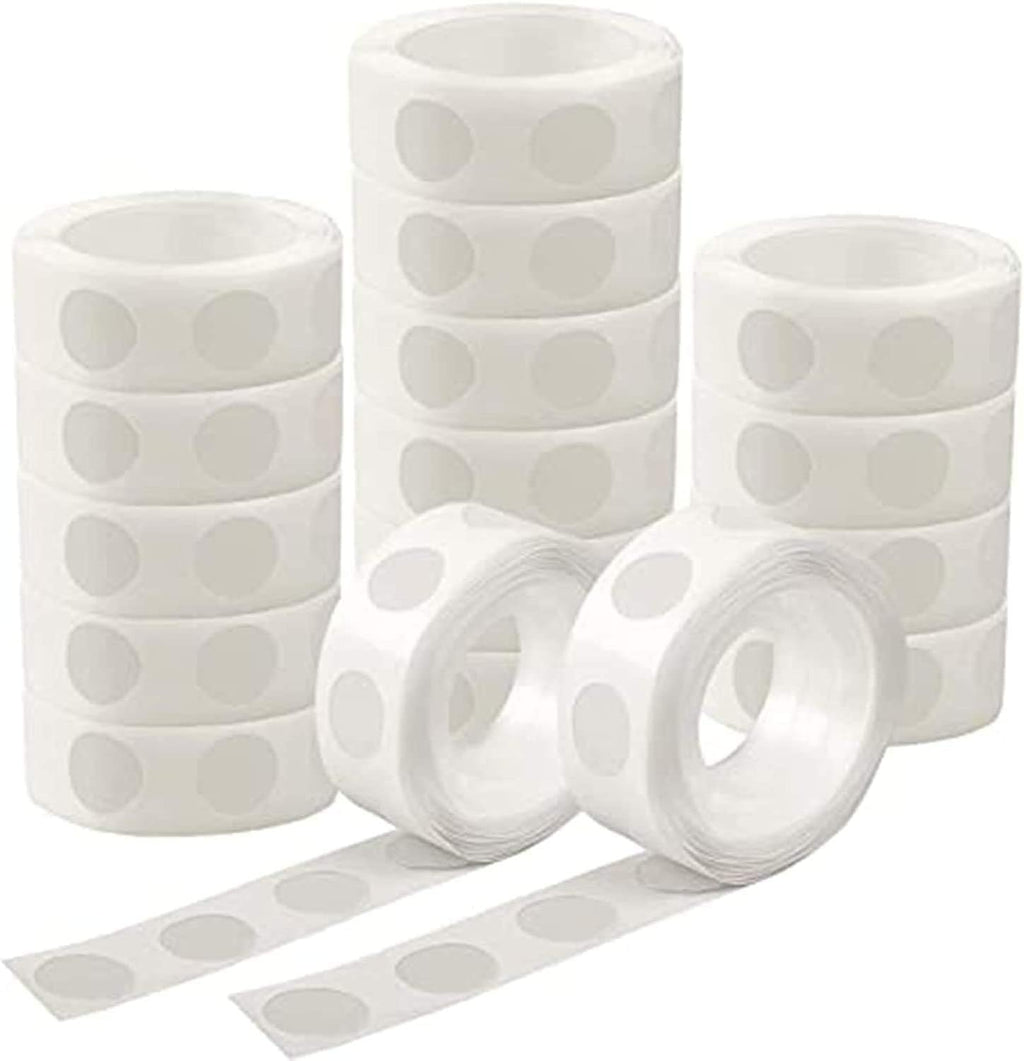 1200 Pcs. Balloon Glue Dots Removable Adhesive Tape Double Sided Glue Point for Scrapbook Party Wedding Decoration, 12 Rolls