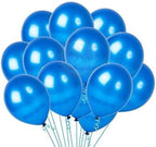 100 Pcs Blue Metallic Balloons For Birthday Balloons Decoration, Balloons For Birthday, Anniversaries, Husband, Wife, Kids, Adults