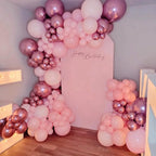 Pink Balloons - 12 Inch, 50 Pack Light Pink Latex Party Balloons with Pink Ribbon for Birthday, Graduation, Bridal, Baby Shower, Gender Reveal & Princess Parties