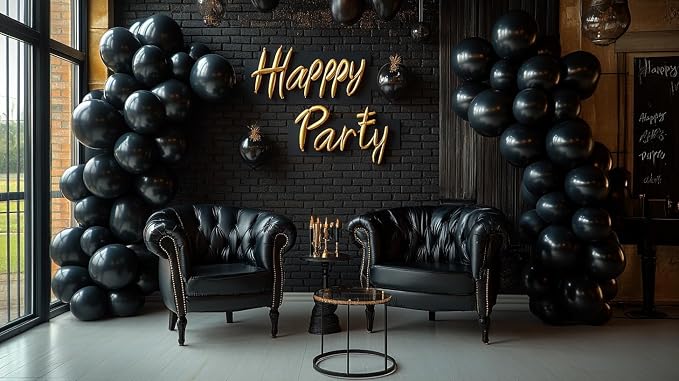 12 Inch Green Latex Balloons, 100 Pcs with 1 Ribbon for Parties