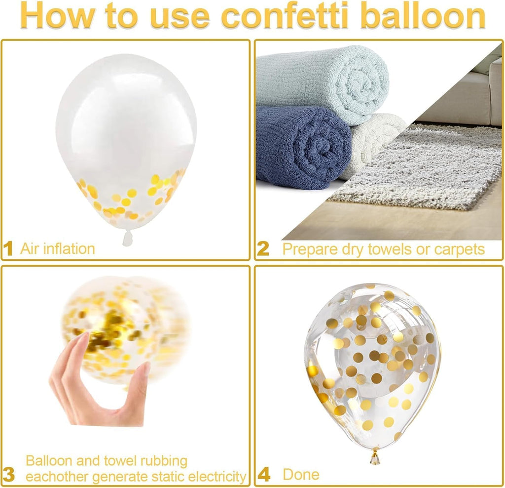 Gold and Silver Star Foil Balloon Set – 6 Pack, 18 Inch Shining Gold and Silver Party Balloons for Birthday Decoration Star-Shaped Helium Balloons for Wedding Decor, Holiday Party, Bridal Shower, and