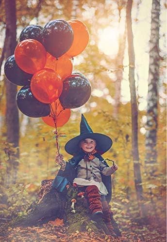Black Balloons Latex Party Balloons - 50 Pack 12 inch Helium Matte Black Balloons for Wedding Graduation Baby Shower Birthday Party Decorations