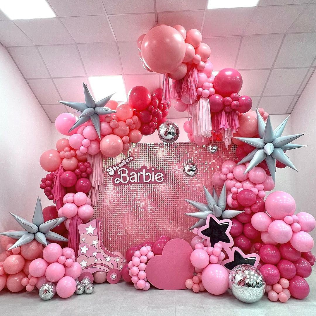 Pink Latex Party Balloons – 50 Pack, 12 inch Helium Matte Balloons for Birthday, Wedding, Baby Shower, Gender Reveal Party Decorations