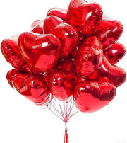 Heart Foil Balloons 25 Pack Party Decorations