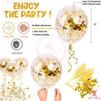 Golden Birthday Balloon Kit – 25Pcs